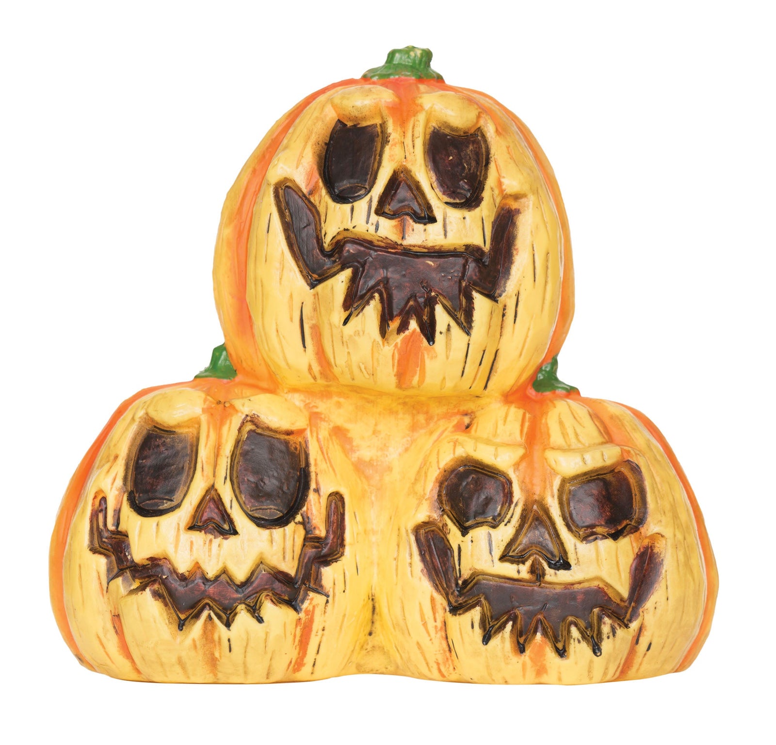 Light Up Pumpkin Trio With Sound Halloween Items Unisex 1