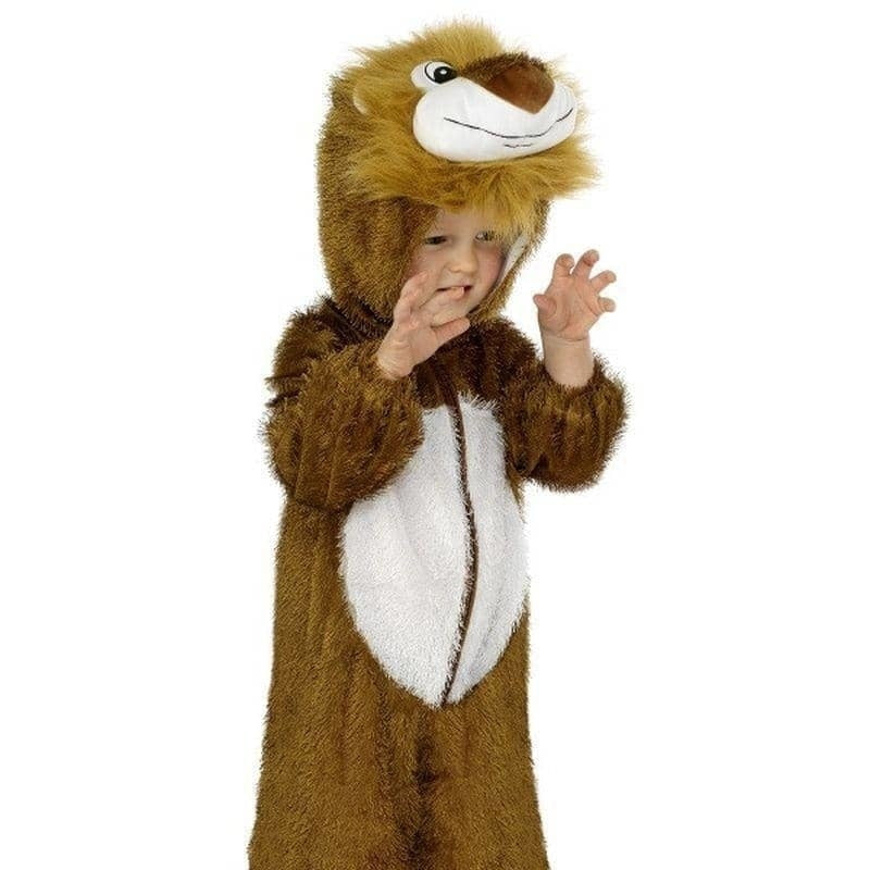 Lion Costume Kids Brown White_1