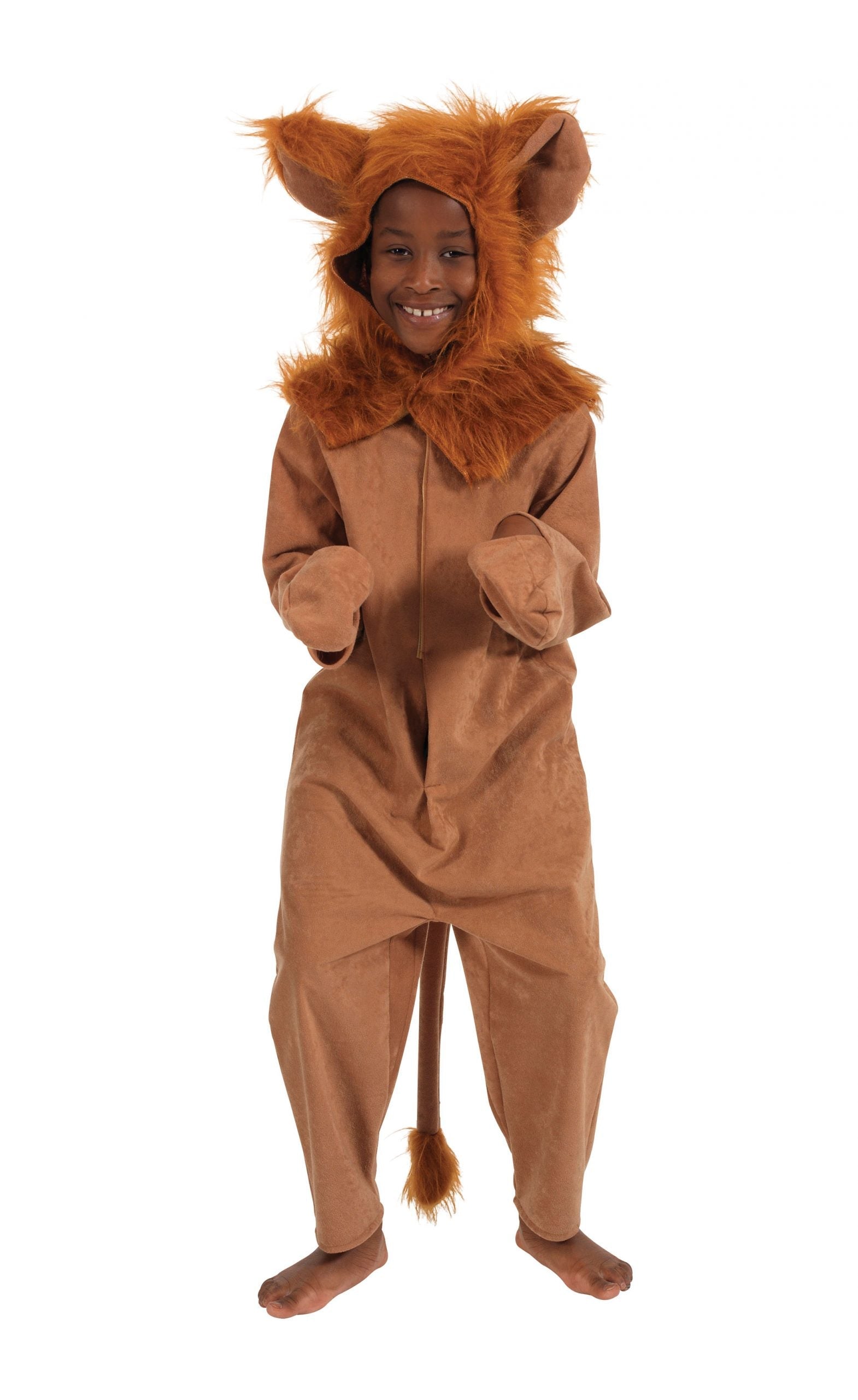 Lion Fur Fabric 5- 7 Years Childrens Costume Unisex 1