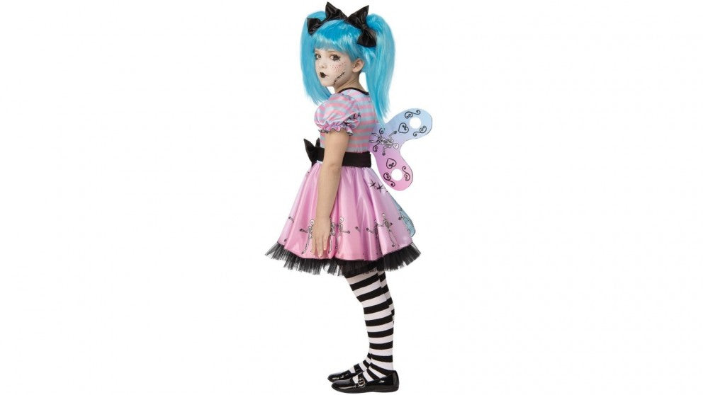 Little Blue Skelly Cpstume for Girls 2