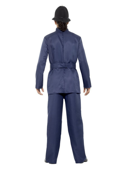 London Bobby British Cop Costume Adult Blue 4
