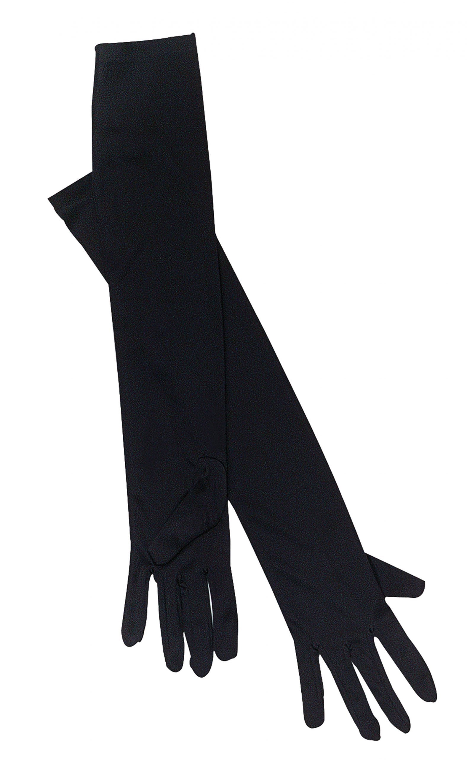 Long Black Gloves Opera 50cm Costume Accessory 1