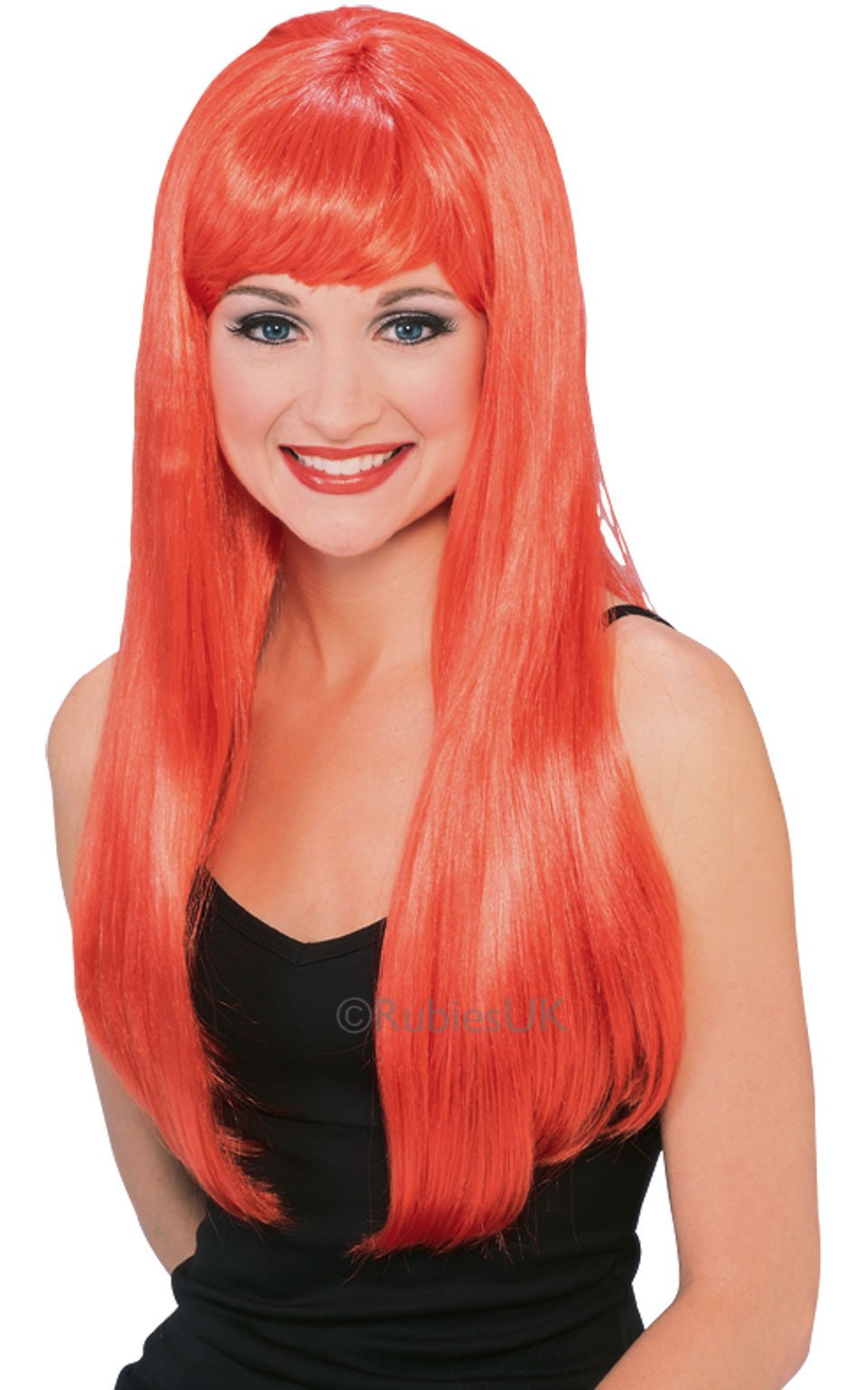 Long Glamour Red Wig_1