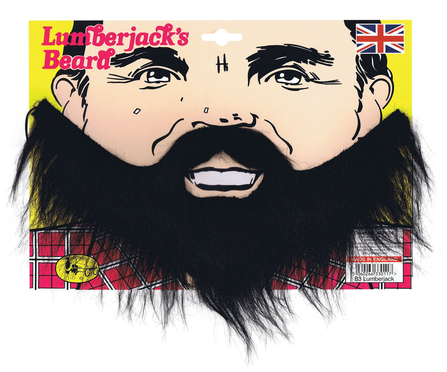 Lumberjack Beard Black Moustaches and Beards Male_1