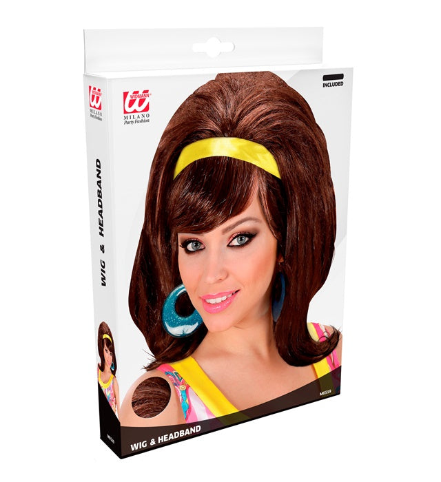 60S Mod Wig Brown - In Box
