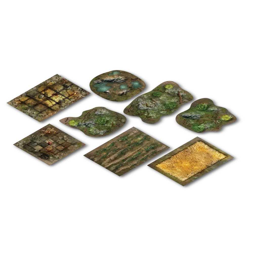 Fantasy Terrain Templates Miniatures Game Accessory
