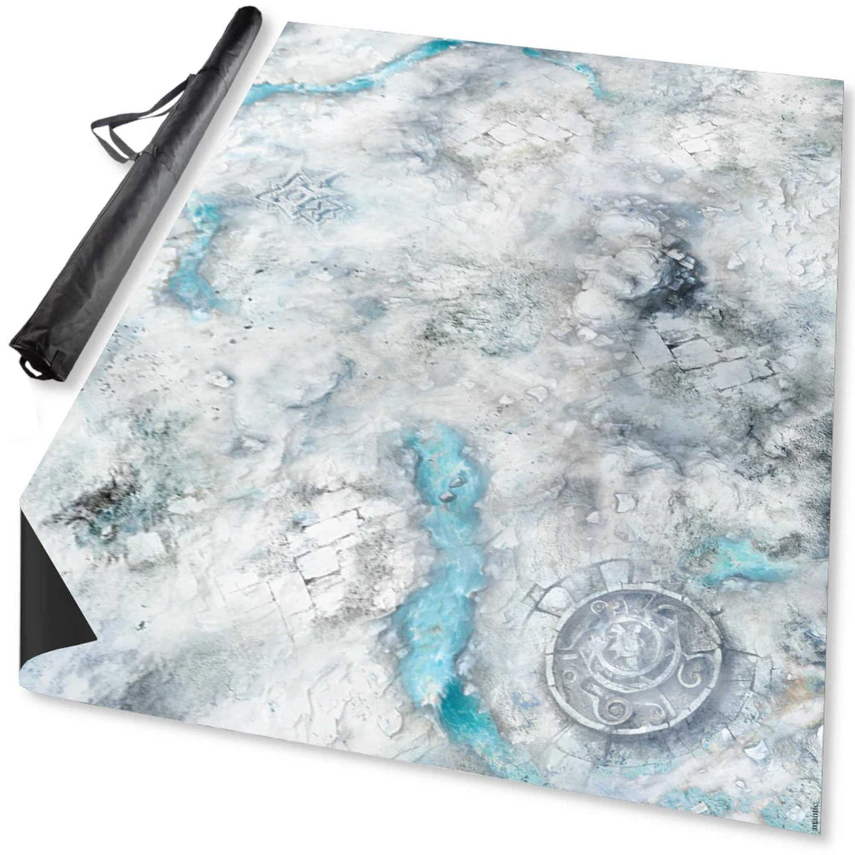 Terrain Crate Snowfield Battle Mat 44x60 Gaming Accessory by Mantic 1
