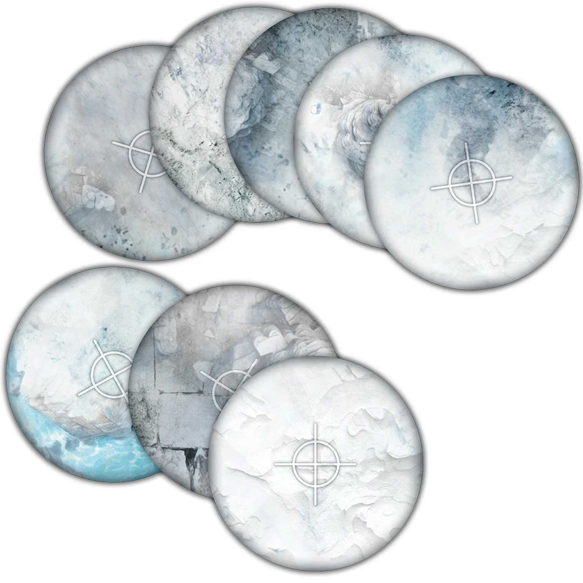 Terrain Crate: Snowfield Objective Templates 1