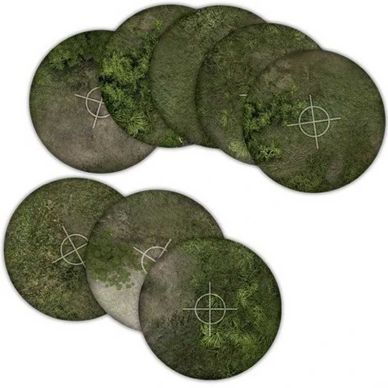Jungle Objective Templates Miniatures Game Accessory
