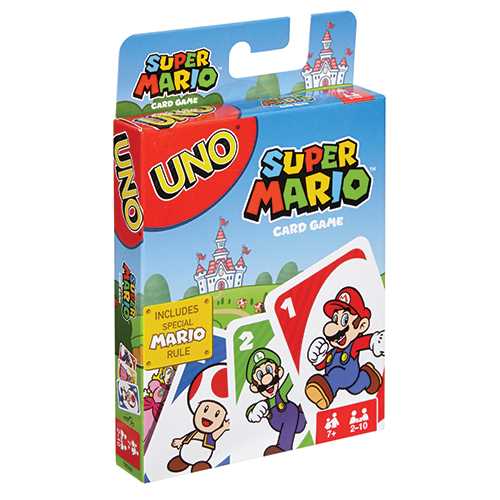 UNO Super Mario Bros Board Game by Mattel 1