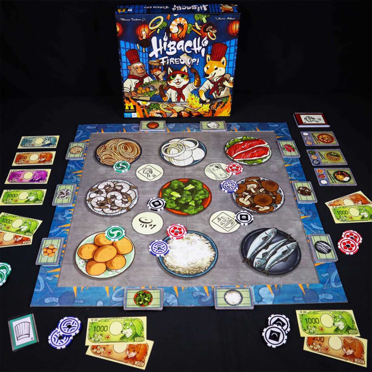 Hibachi Fired Up Board Game by Grail 2