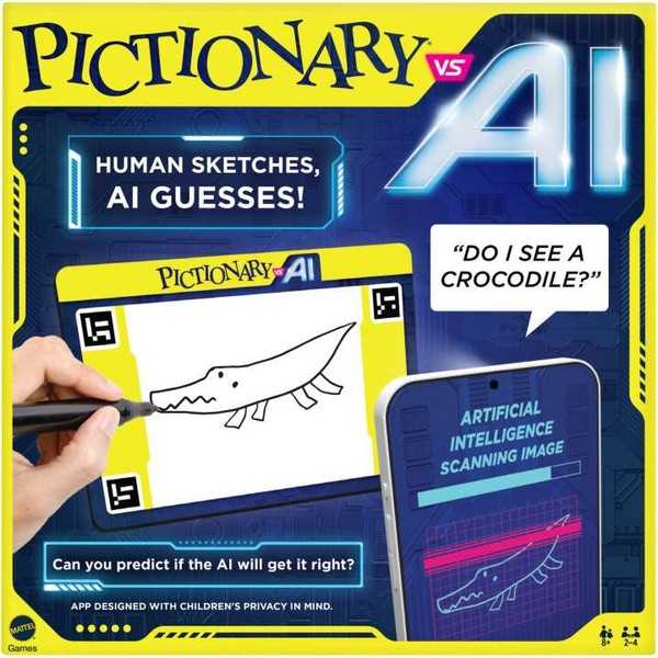 Pictionary VS AI Board Game by Mattel 1