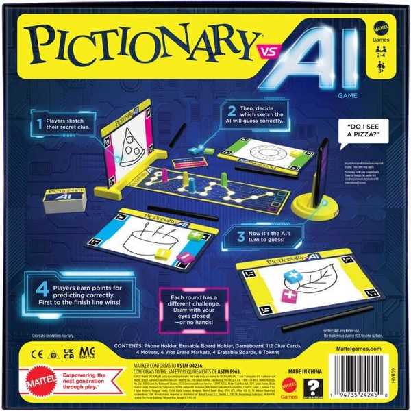 Pictionary VS AI Board Game by Mattel 4