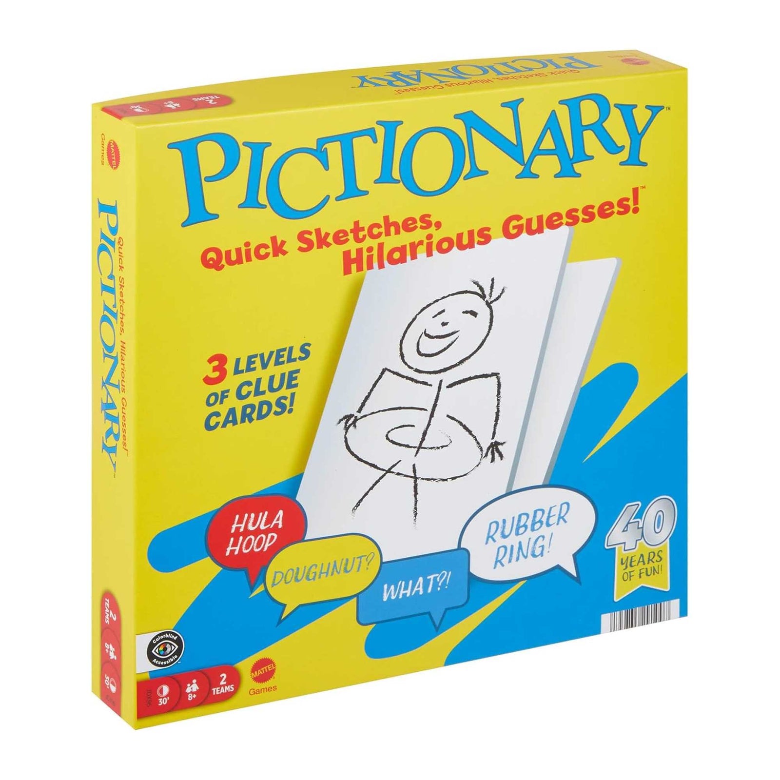 Pictionary Core Refresh UK Board Game by Mattel 1