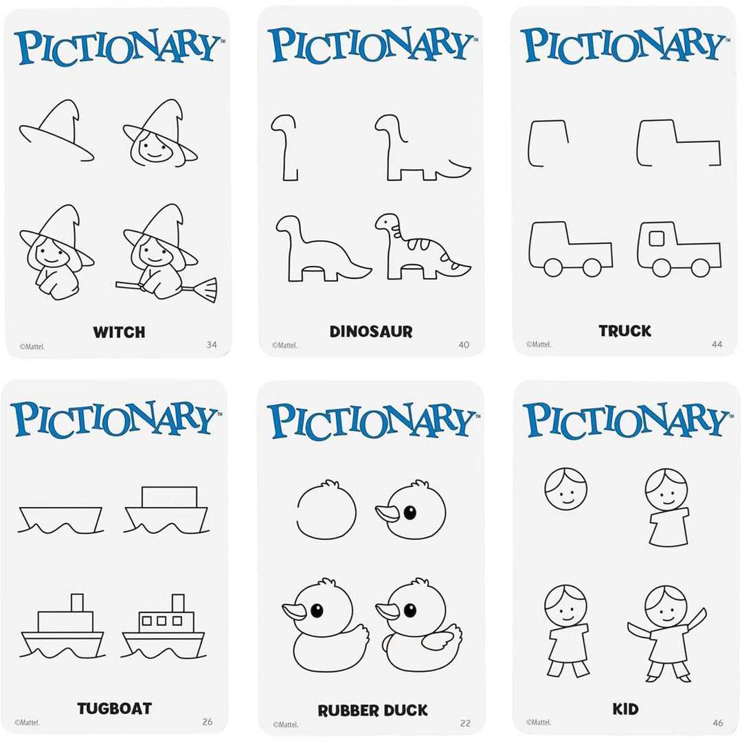 Pictionary Core Refresh UK Board Game by Mattel 4
