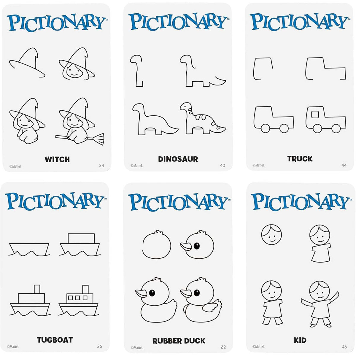 Pictionary Core Refresh UK Board Game by Mattel 4