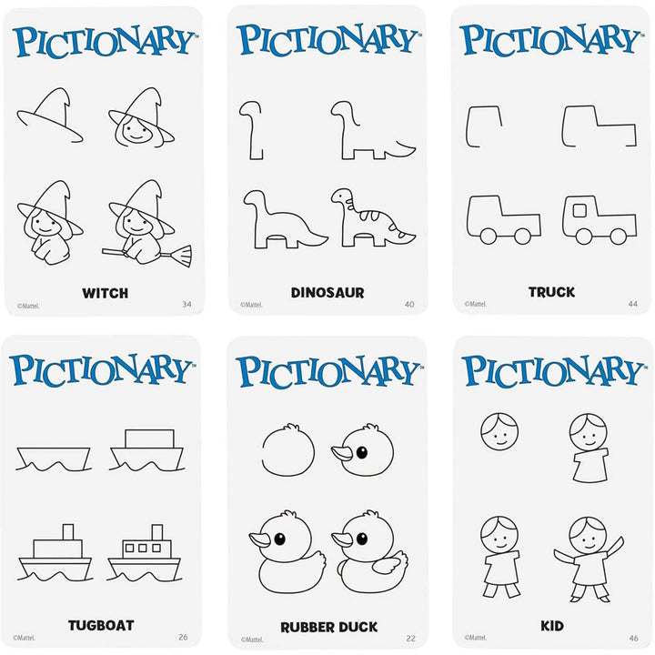 Pictionary Core Refresh UK Board Game by Mattel 4