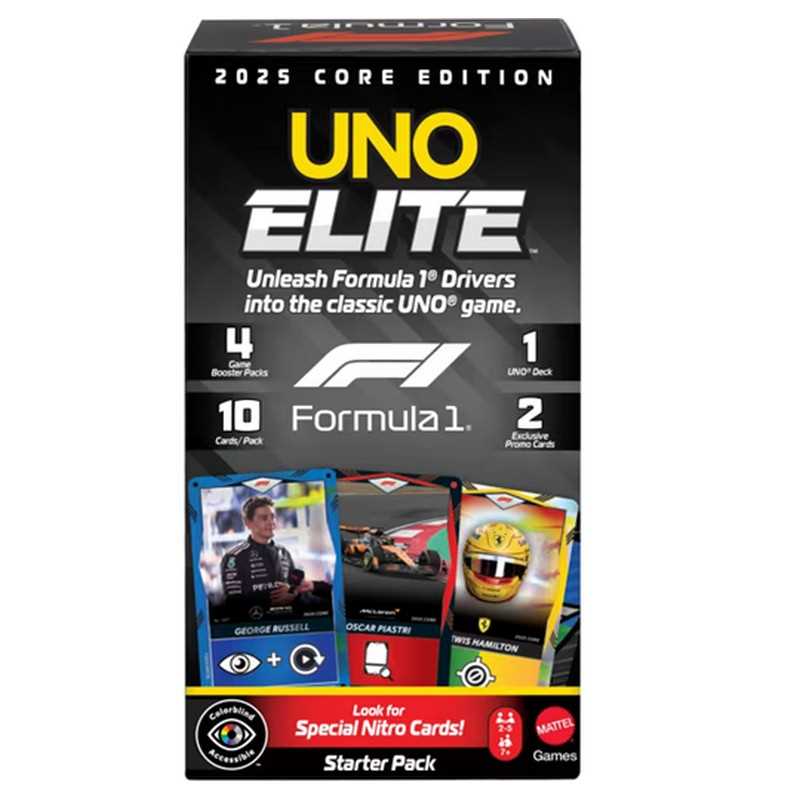 UNO Elite F1 2025 Core Edition Starter Set Card Game