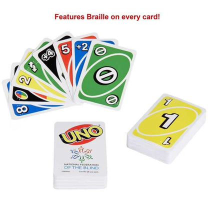 UNO Braille Board Game by Mattel 2