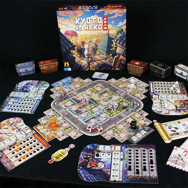 Kyoto No Neko Board Game by Matagot SARL 2