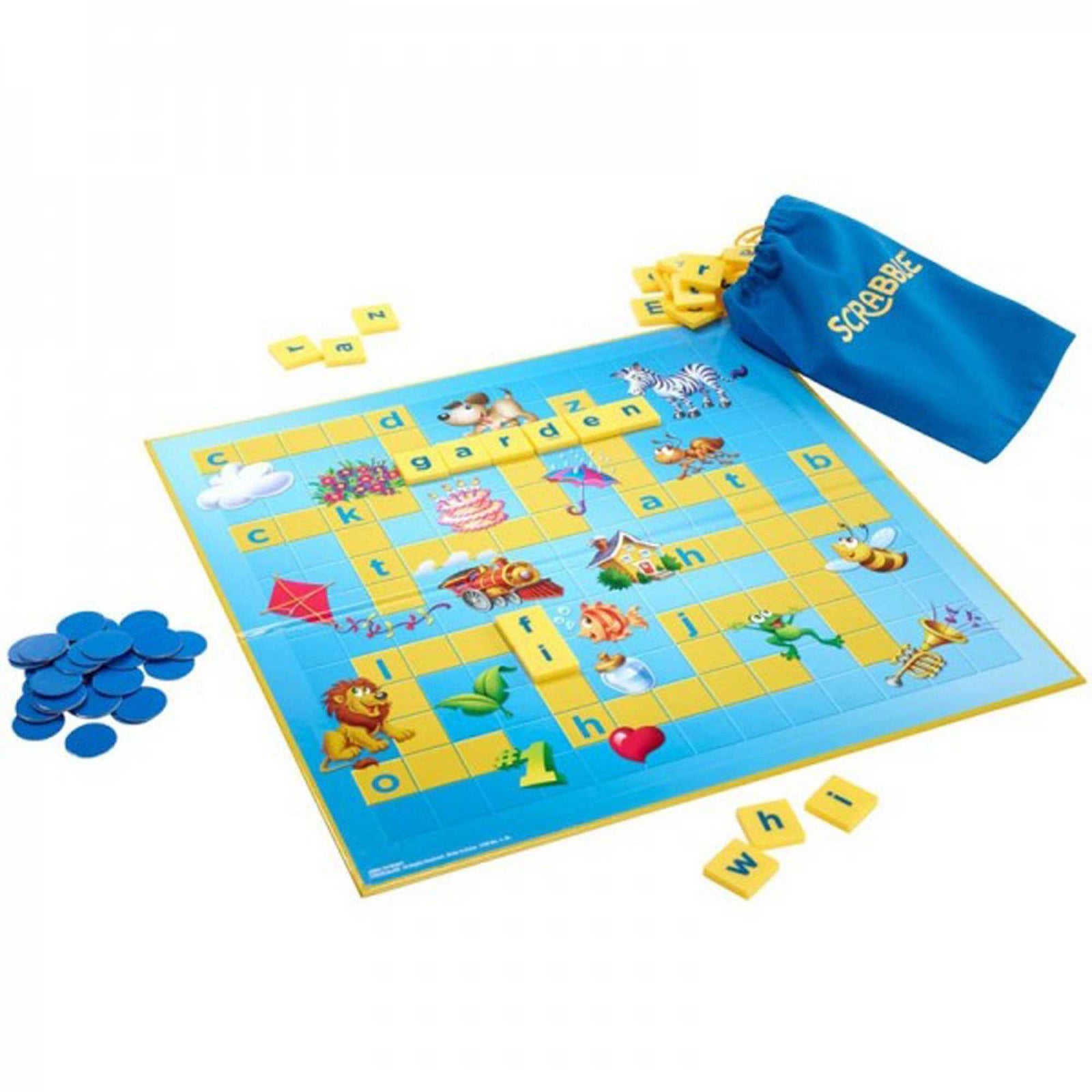 Junior Scrabble 2013 refresh Board Game by Mattel 2