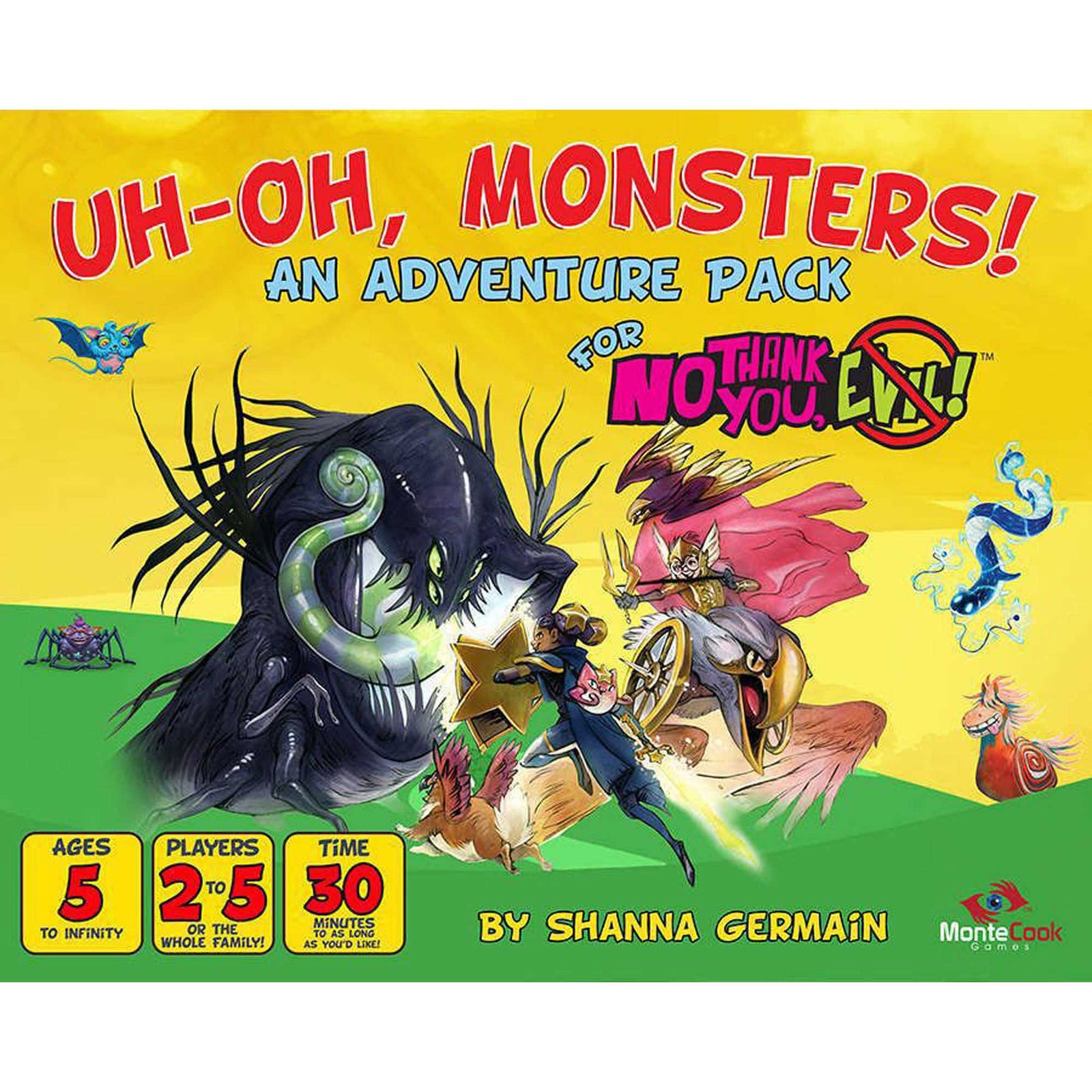Uh Oh Monsters No Thank You Evil Exp Roleplaying Game by Monte Cook 1