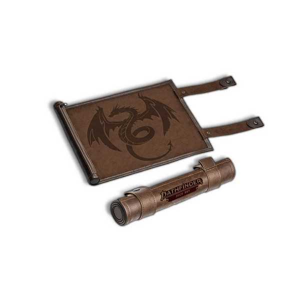 Pathfinder Scroll Dice Mat & Storage 1