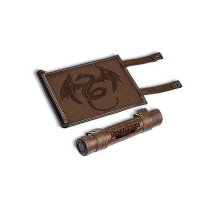 Pathfinder Scroll Dice Mat & Storage 1
