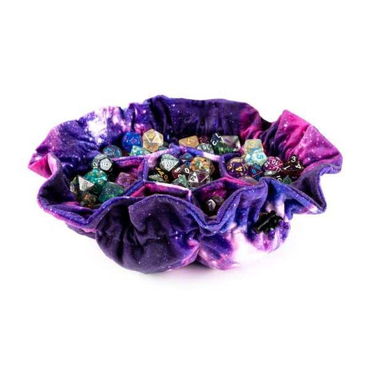 Nebula Velvet Compartment Dice Bag 1