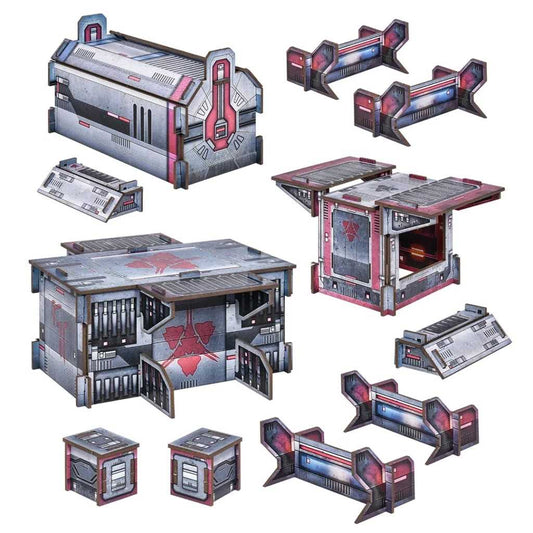 Banished Garrison Terrain Halo Flashpoint Board Game by Mantic 2