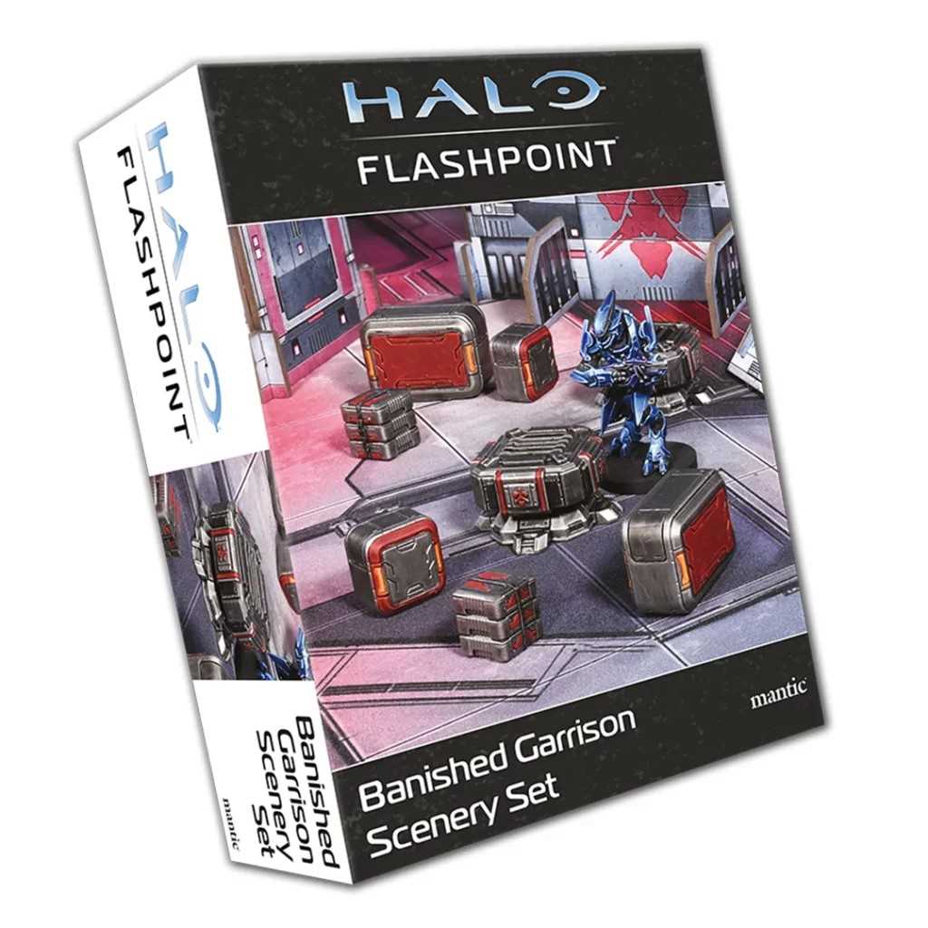 Banished Garrison Scenery Set Halo Flashpoint Board Game by Mantic 1