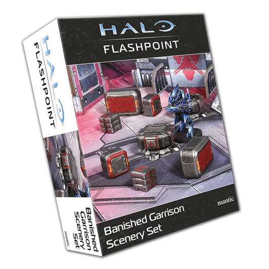 Banished Garrison Scenery Set Halo Flashpoint Board Game by Mantic 1