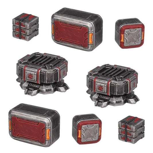 Banished Garrison Scenery Set Halo Flashpoint Board Game by Mantic 2