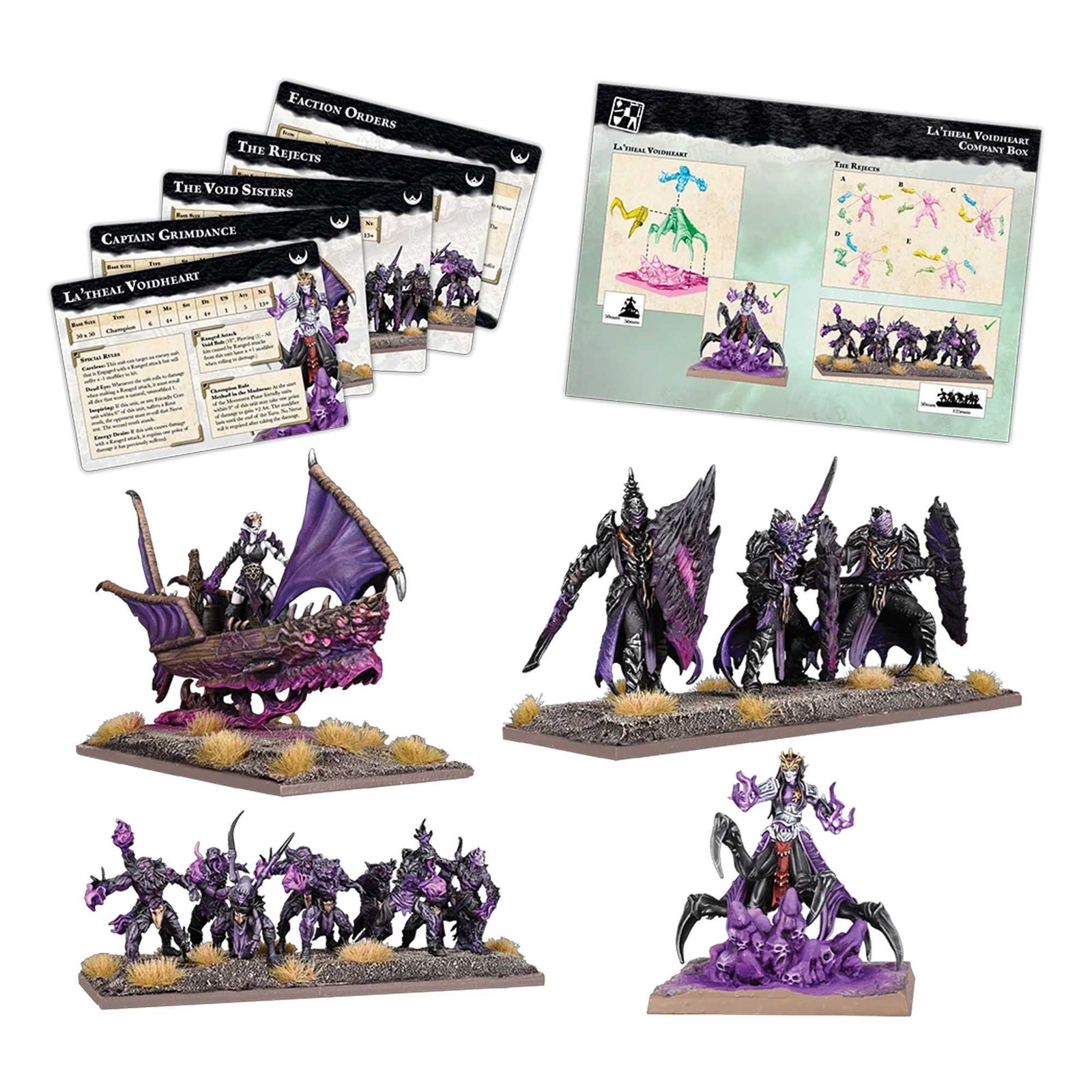 Kings of War: Champions - La'theal Voidheart Company Box 2