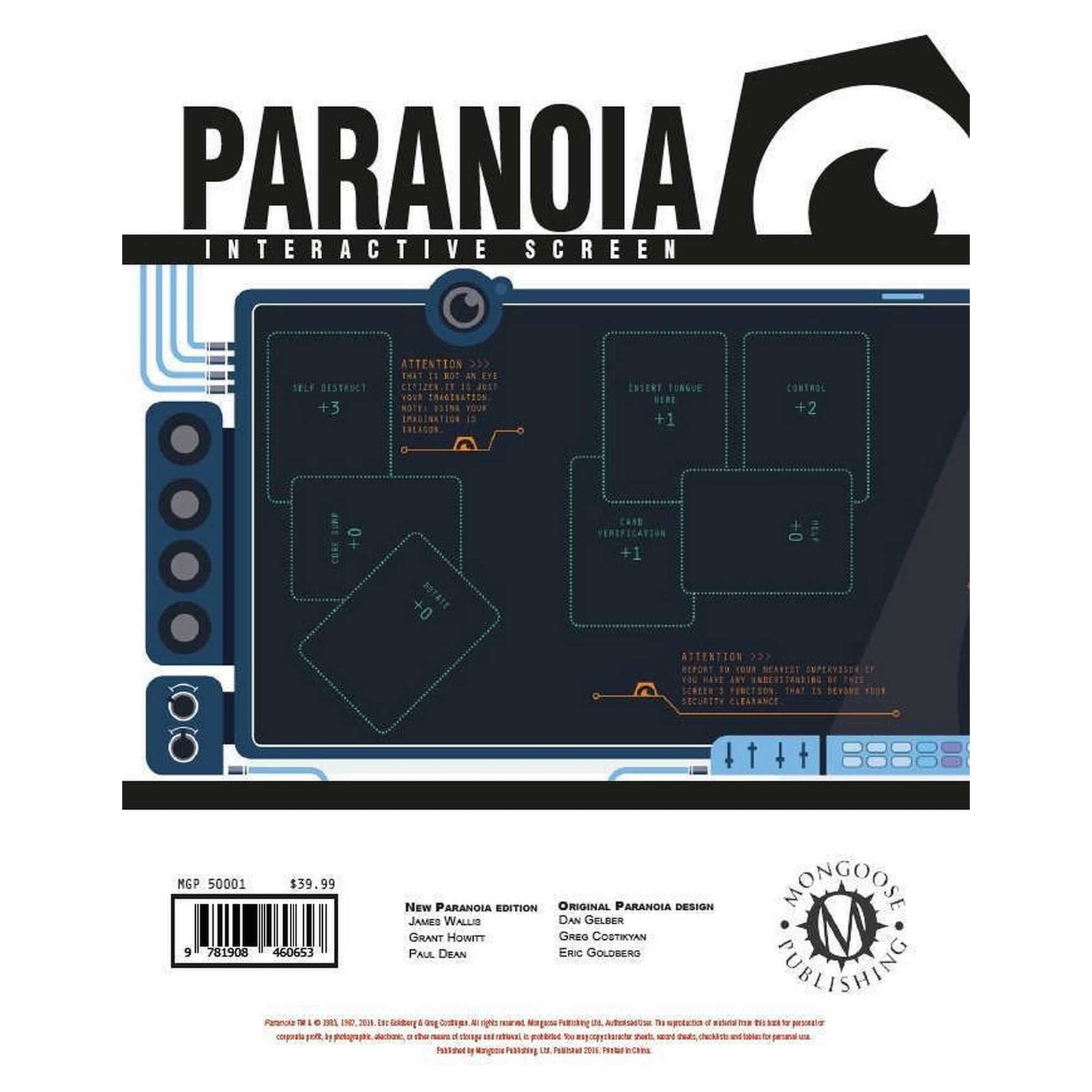 Paranoia: Interactive Screen 1