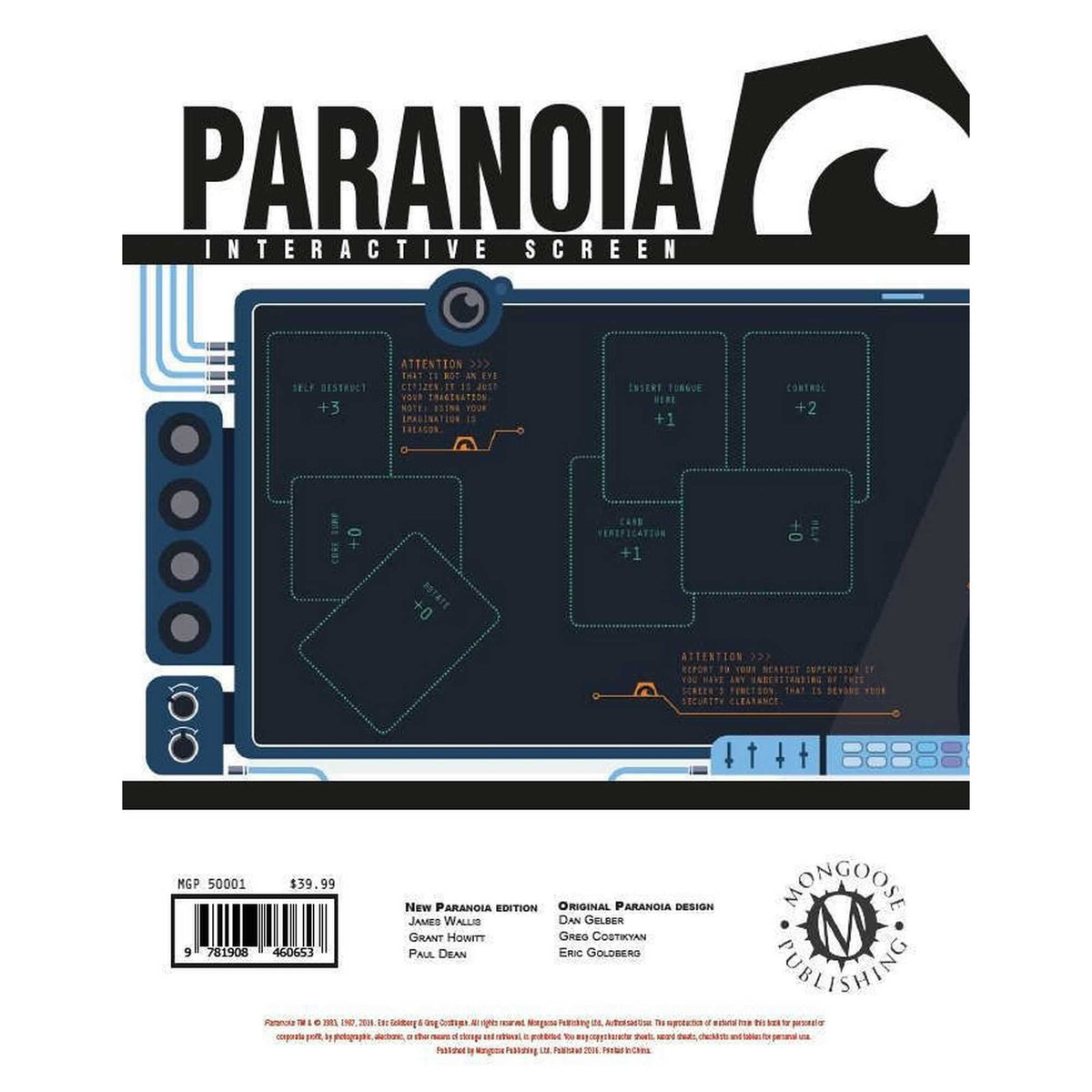 Paranoia: Interactive Screen 1