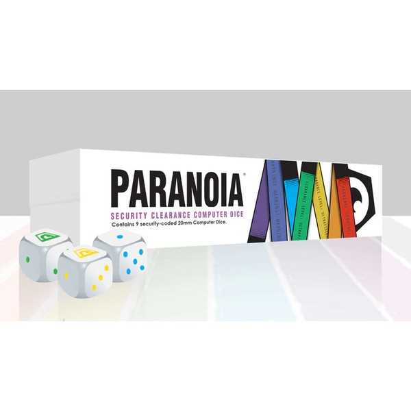 Paranoia Security Clearance Dice Pack