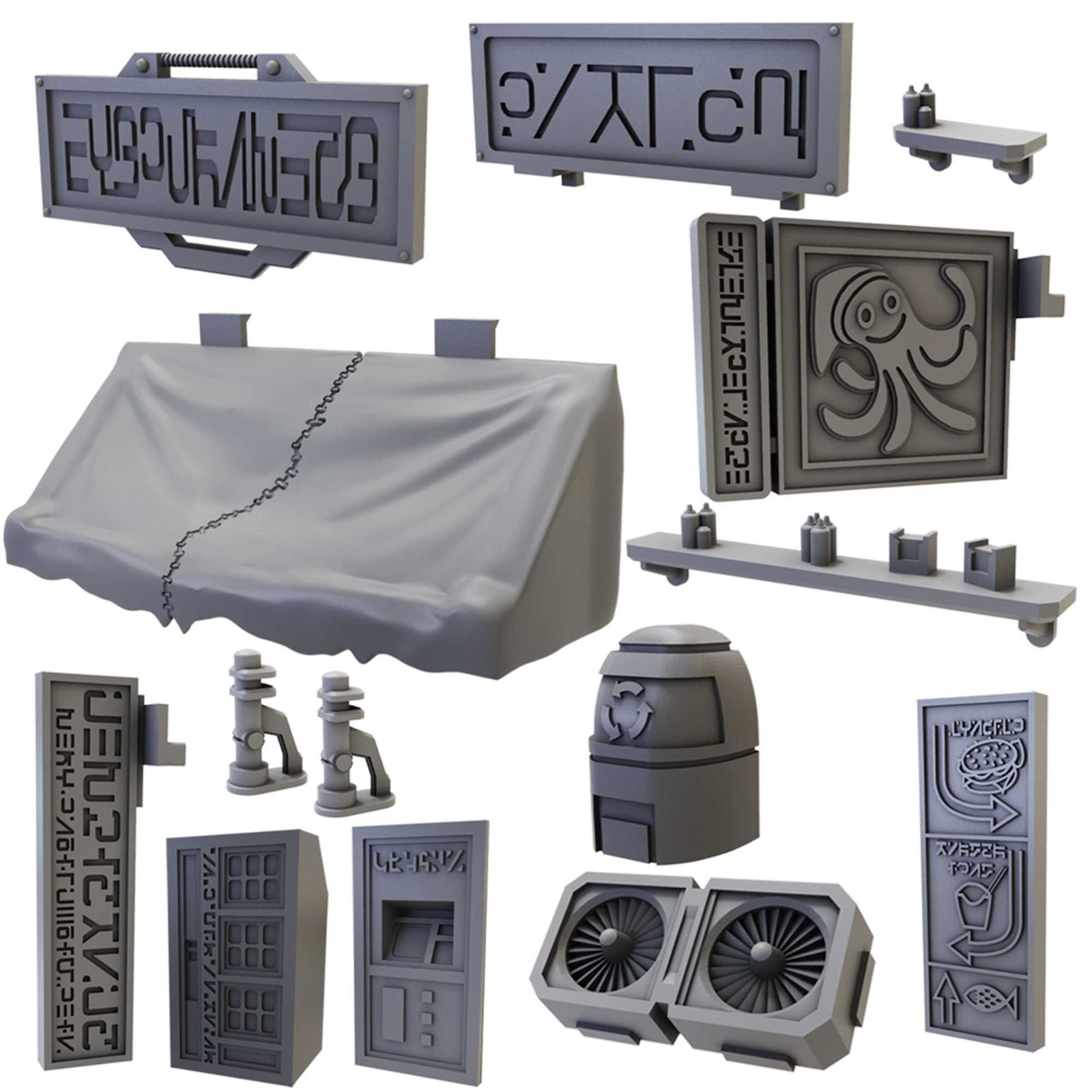 TerrainCrate: Battlezone Street Accessories 1