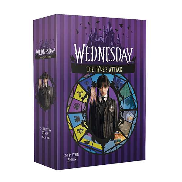 Wednesday The Hydes Attack Board Game by Mixlore 2