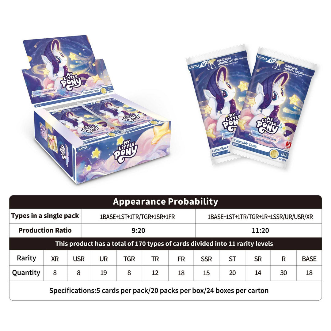 My Little Pony Friendship Eternal Cards Rainbow Edition Foil CDU 002B EMEA Trading Card Game by Kayou 3