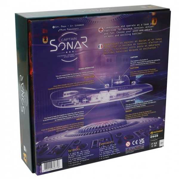 Captain Sonar Board Game Submarine Strategy