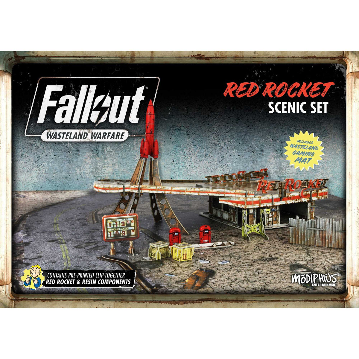 Fallout: Wasteland Warfare - Red Rocket Scenic Set 1