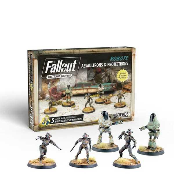 Fallout: Wasteland Warfare: Assaultrons & Protectrons Miniatures