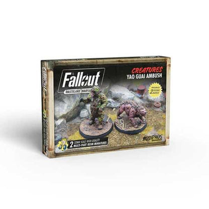 Fallout Wasteland warfare - Creatures: Yao Guai Ambush 1