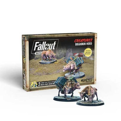 Fallout: Wasteland Warfare - Creatures: Brahim Herd 1