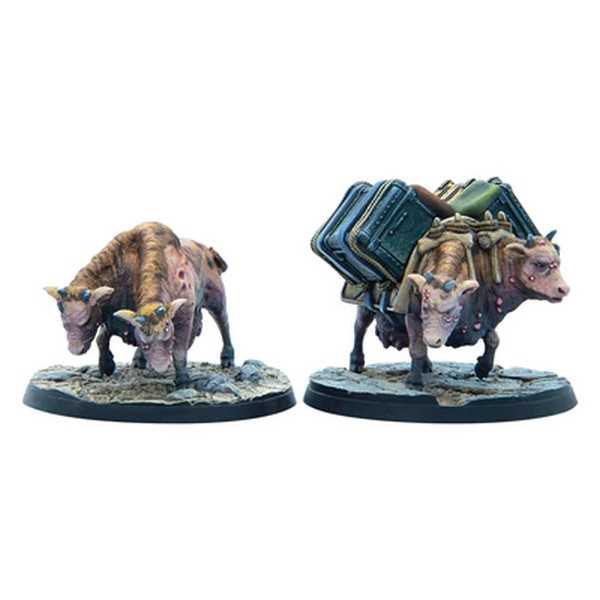 Fallout: Wasteland Warfare - Creatures: Brahim Herd 2
