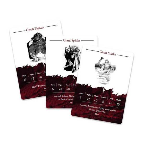 Rangers of Shadow Deep Creature Card Deck Board Game by Modiphius 2