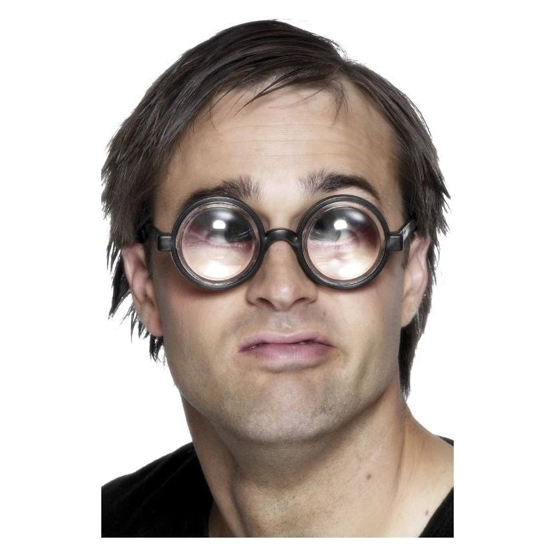 Magnify Your Eyes Bug Eye Specs Black Adult Costume Accessory 1