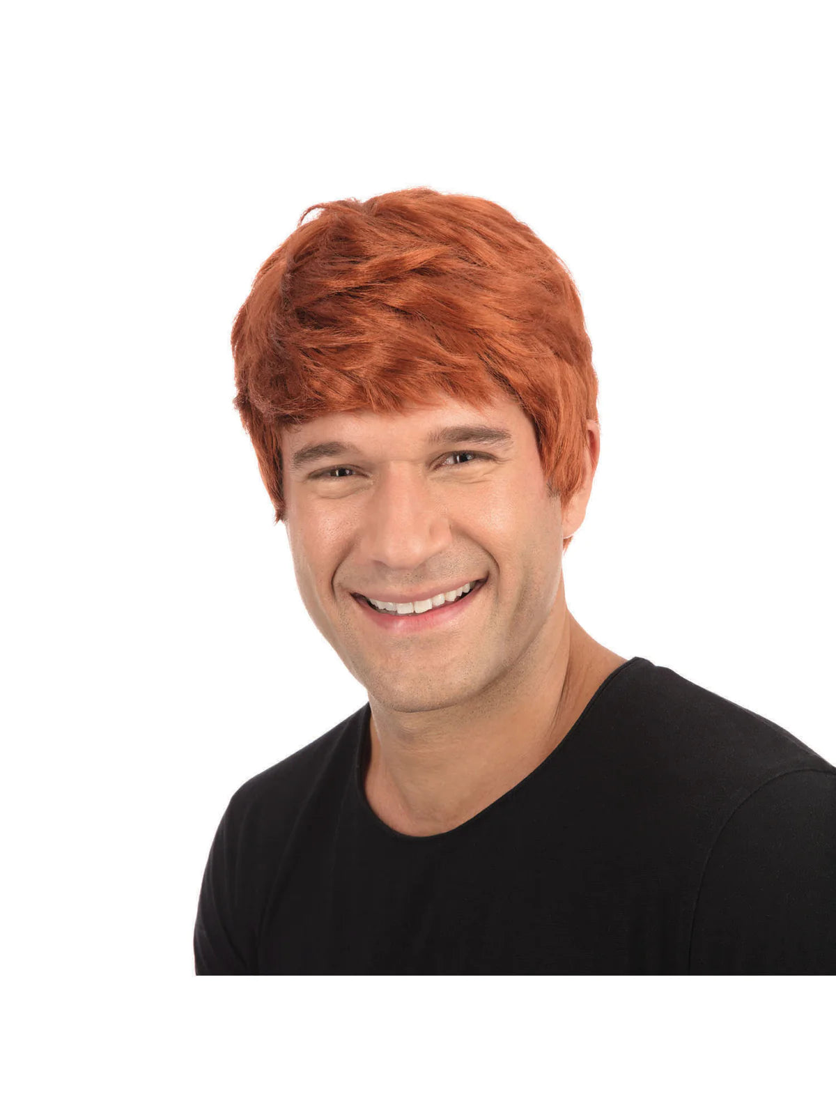 Male Wig Short Ginger Hair 1