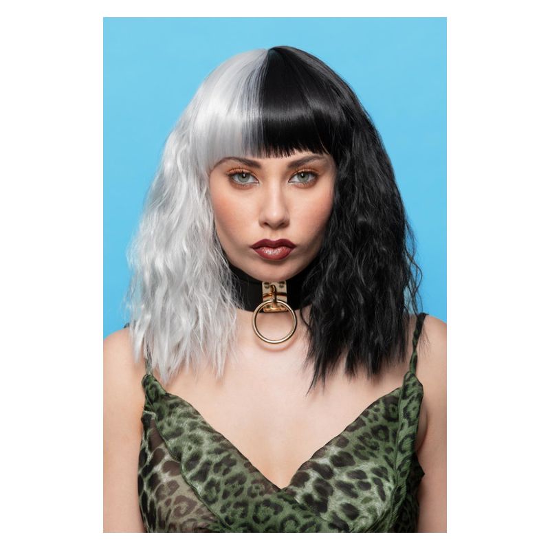 Manic Panic® Dark Side Of The Moon Trash Goddess Adult Black White Costume Make Up 1